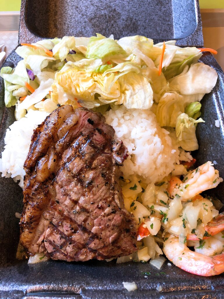 【コロナ明けにしたい】ハワイ旅行でステーキとガーリックシュリンプを食べまくり！チャンピオンズ・ステーキ・アンド・シーフードへ OKP+REVIEW